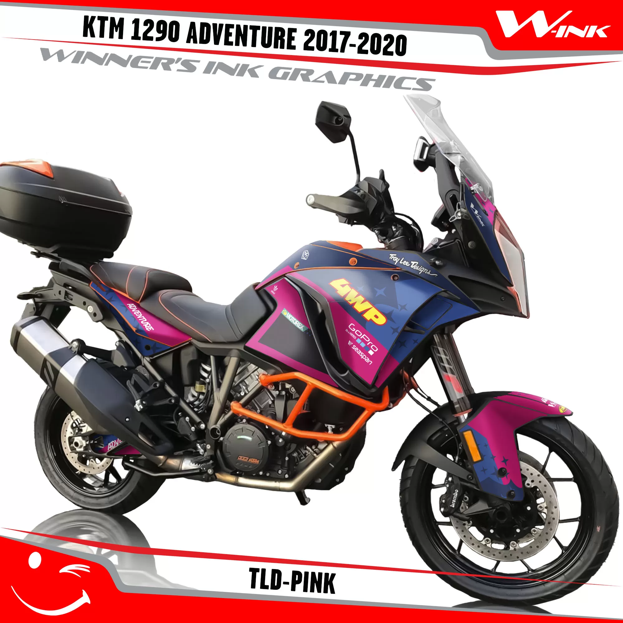 KTM-Adventure-1290-2017-2018-2019-2020-graphics-kit-and-decals-TLD-Pink