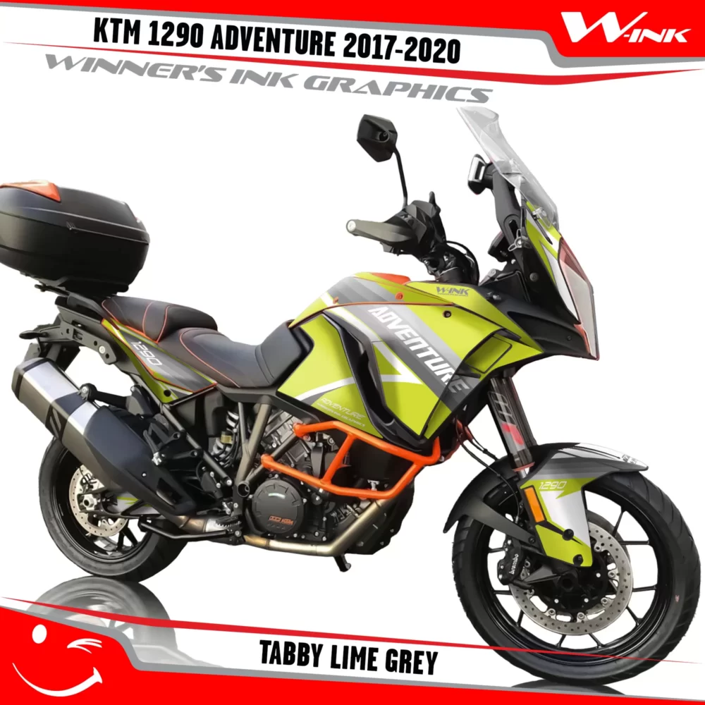 KTM-Adventure-1290-2017-2018-2019-2020-graphics-kit-and-decals-Tabby-Lime-Grey