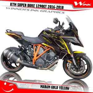 KTM-SUPER-DUKE-1290-GT-2016-2017-2018-graphics-kit-and-decals-Maram-Gold-Yellow