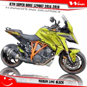 KTM-SUPER-DUKE-1290-GT-2016-2017-2018-graphics-kit-and-decals-Maram-Lime-Black