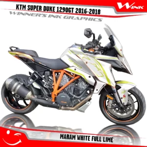KTM-SUPER-DUKE-1290-GT-2016-2017-2018-graphics-kit-and-decals-Maram-White-Full-Lime