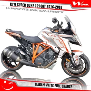 KTM-SUPER-DUKE-1290-GT-2016-2017-2018-graphics-kit-and-decals-Maram-White-Full-Orange