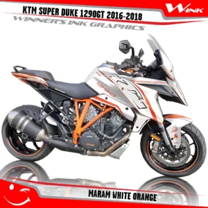 KTM-SUPER-DUKE-1290-GT-2016-2017-2018-graphics-kit-and-decals-Maram-White-Orange