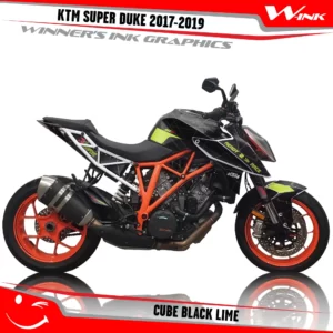 KTM-SUPER-DUKE-2017-2018-2019-graphics-kit-and-decals-Cube-Black-Lime
