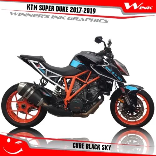 KTM-SUPER-DUKE-2017-2018-2019-graphics-kit-and-decals-Cube-Black-Sky