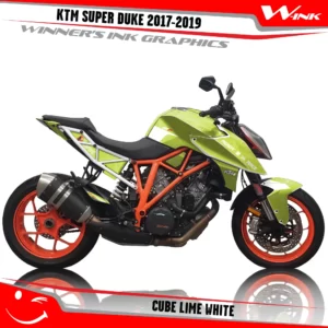 KTM-SUPER-DUKE-2017-2018-2019-graphics-kit-and-decals-Cube-Lime-White