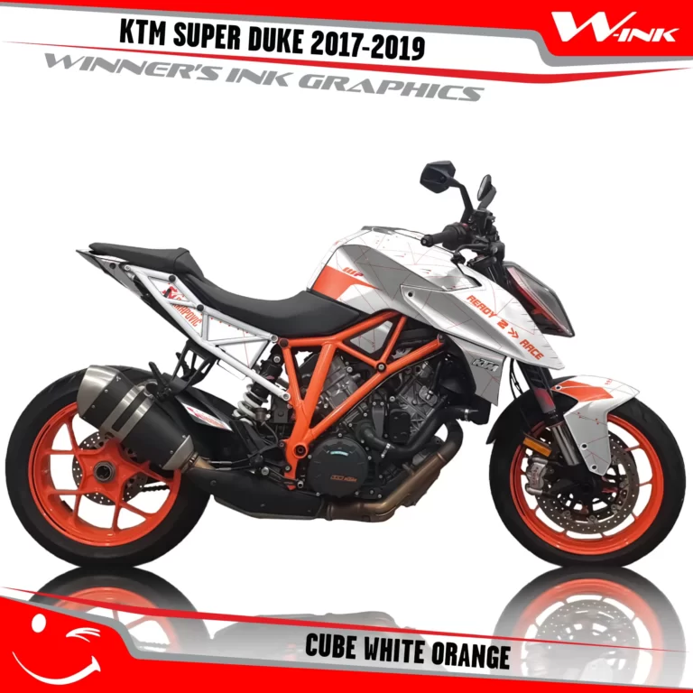 KTM-SUPER-DUKE-2017-2018-2019-graphics-kit-and-decals-Cube-White-Orange
