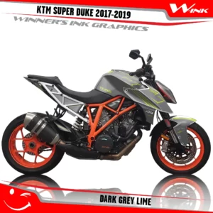 KTM-SUPER-DUKE-2017-2018-2019-graphics-kit-and-decals-Dark-Grey-Lime