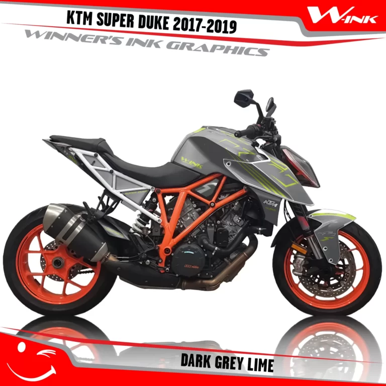 KTM-SUPER-DUKE-2017-2018-2019-graphics-kit-and-decals-Dark-Grey-Lime