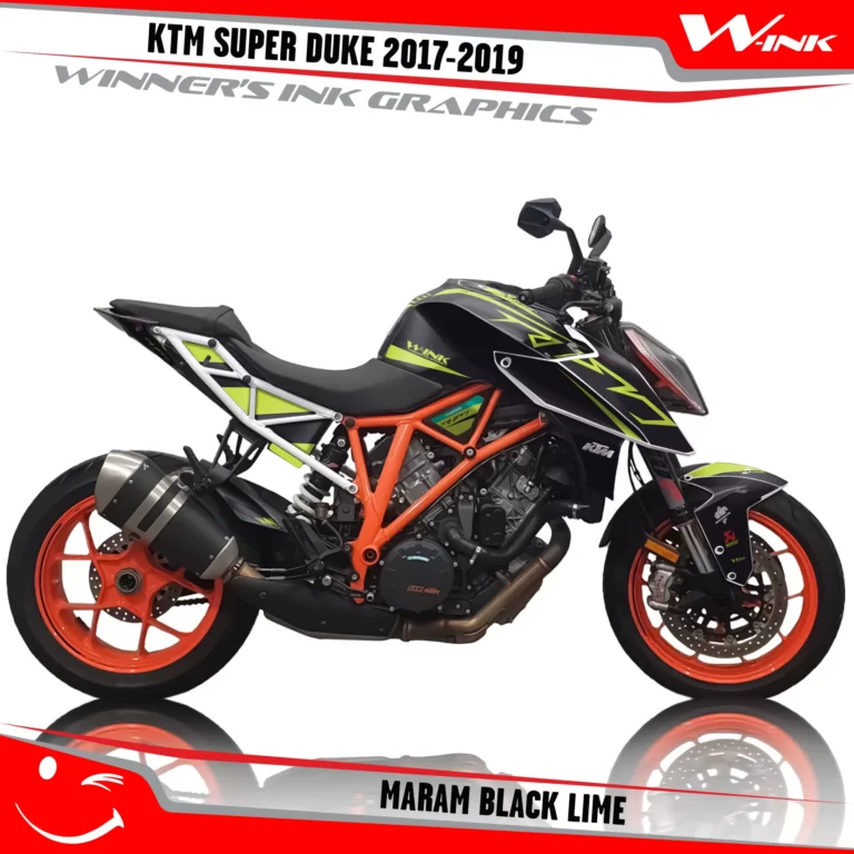 KTM-SUPER-DUKE-2017-2018-2019-graphics-kit-and-decals-Maram-Black-Lime