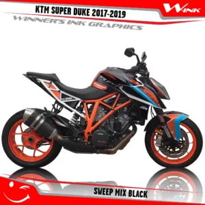 KTM-SUPER-DUKE-2017-2018-2019-graphics-kit-and-decals-Sweep-Mix-Black