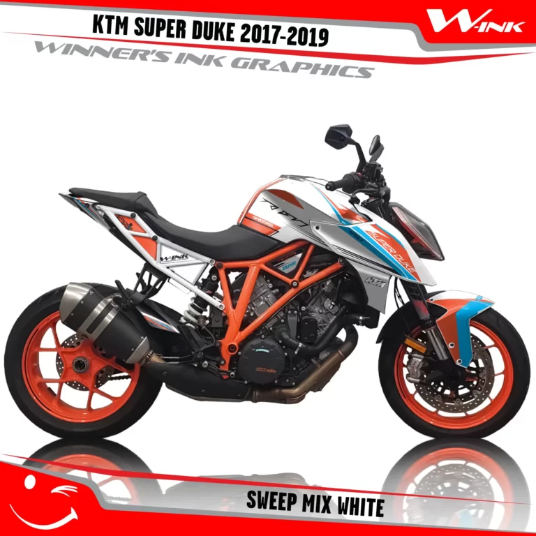 KTM-SUPER-DUKE-2017-2018-2019-graphics-kit-and-decals-Sweep-Mix-White
