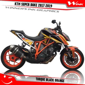 KTM-SUPER-DUKE-2017-2018-2019-graphics-kit-and-decals-Torque-Black-Orange