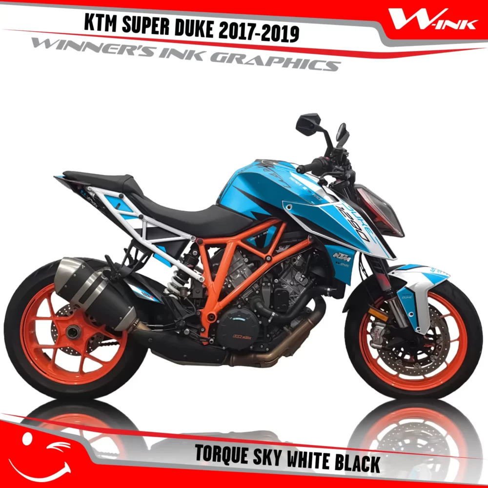 KTM-SUPER-DUKE-2017-2018-2019-graphics-kit-and-decals-Torque-Sky-White-Black