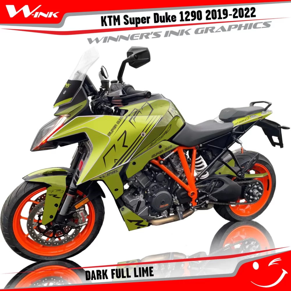 KTM-SUPERDUKE-1290GT-2019-2020-2021-2022-graphics-kit-and-decals-Dark-Full-Lime