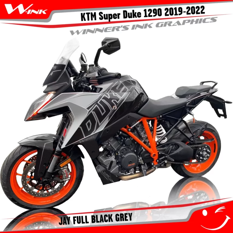 KTM-SUPERDUKE-1290GT-2019-2020-2021-2022-graphics-kit-and-decals-Jay-Full-Black-Grey