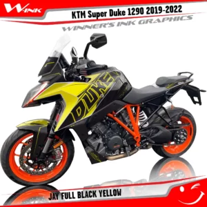 KTM-SUPERDUKE-1290GT-2019-2020-2021-2022-graphics-kit-and-decals-Jay-Full-Black-Yellow
