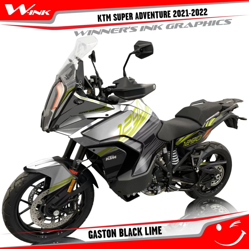 KTM-Super-Adventure-S-2021-2022-graphics-kit-and-decals-with-designs-Gaston-Black-Lime