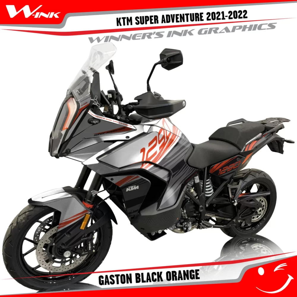 KTM-Super-Adventure-S-2021-2022-graphics-kit-and-decals-with-designs-Gaston-Black-Orange