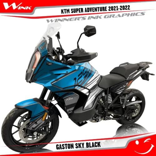 KTM-Super-Adventure-S-2021-2022-graphics-kit-and-decals-with-designs-Gaston-Sky-Black