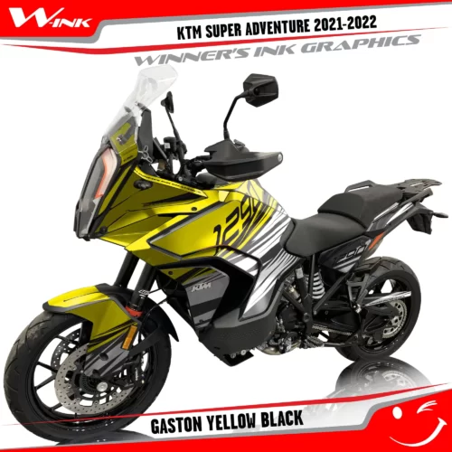 KTM-Super-Adventure-S-2021-2022-graphics-kit-and-decals-with-designs-Gaston-Yellow-Black