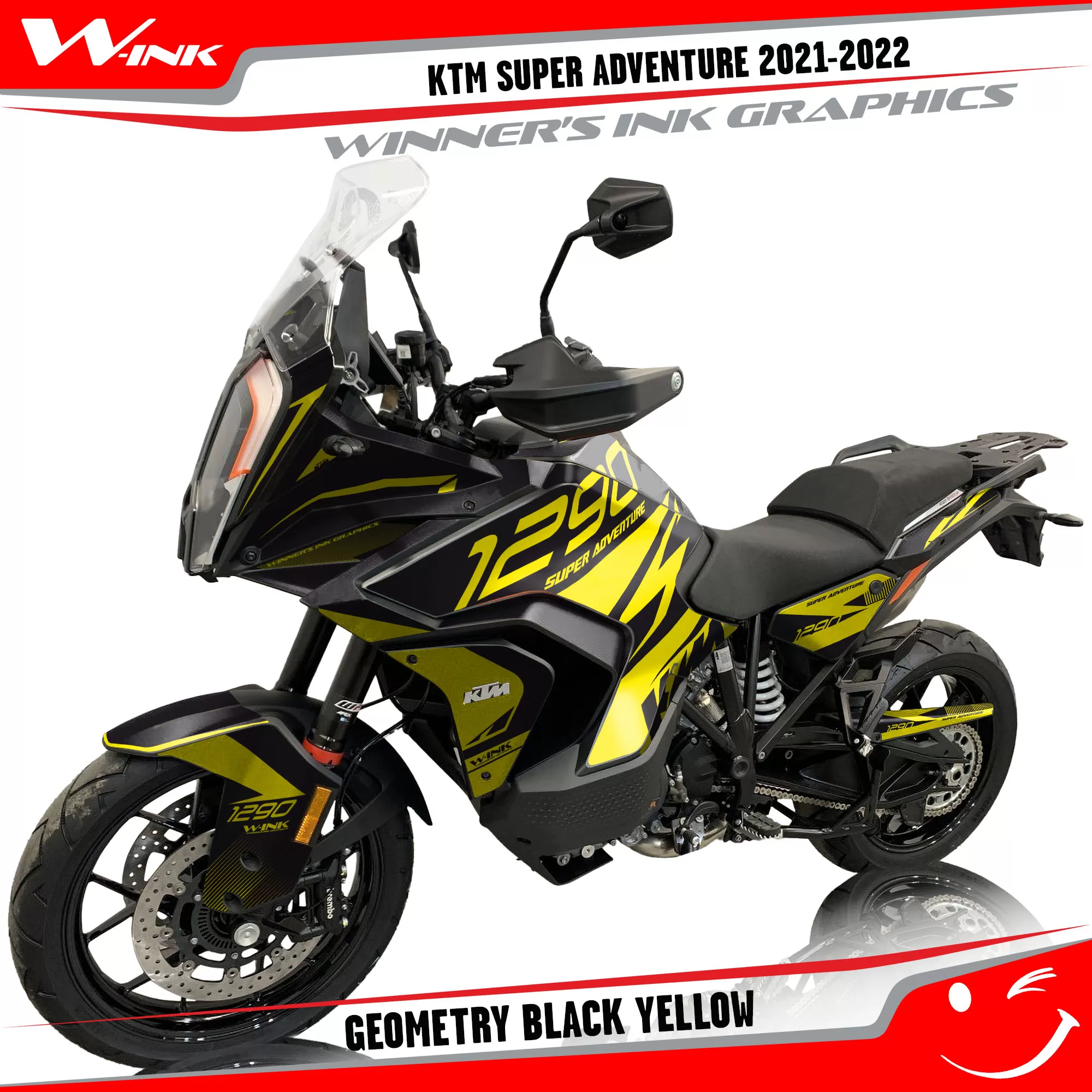 KTM-Super-Adventure-S-2021-2022-graphics-kit-and-decals-with-designs-Geometry-Black-Yellow