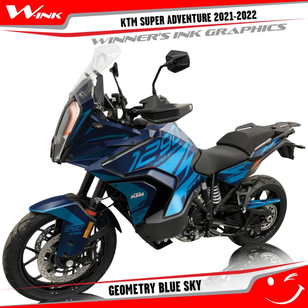 KTM-Super-Adventure-S-2021-2022-graphics-kit-and-decals-with-designs-Geometry-Blue-Sky