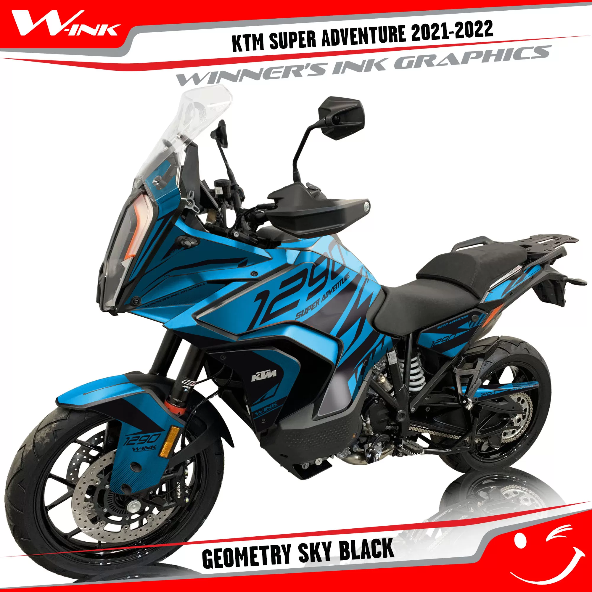 KTM-Super-Adventure-S-2021-2022-graphics-kit-and-decals-with-designs-Geometry-Sky-Black