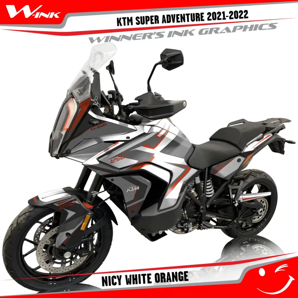 KTM-Super-Adventure-S-2021-2022-graphics-kit-and-decals-with-designs-Nicy-White-Orange