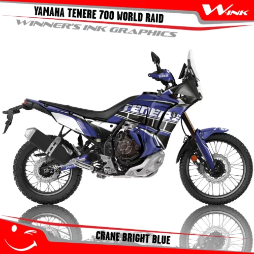 Yamaha-Tenere-700-2022-2023-2024-2025-World-Raid-graphics-kit-and-decals-with-desing-Crane-Full-Bright-Blue