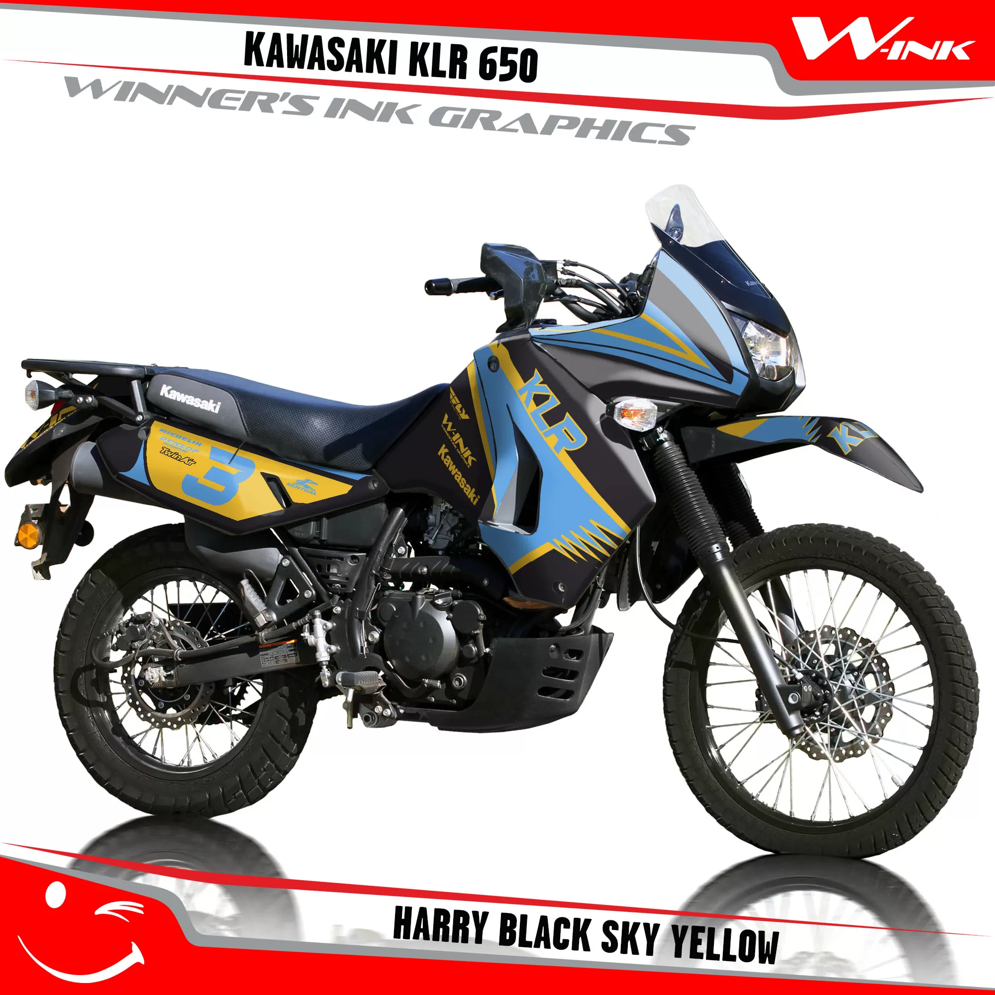 Kawasaki-KLR-650-2008-2009-2010-2011-2012-2013-2014-2015-2016-2017-2018-Harry-Black-Sky-Yellow