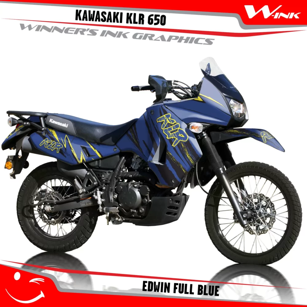 Kawasaki-KLR-650-2008-2009-2010-2011-2012-2013-2014-2015-2016-2017-2018-graphics-kit-and-decals-Edwin-Full-Blue