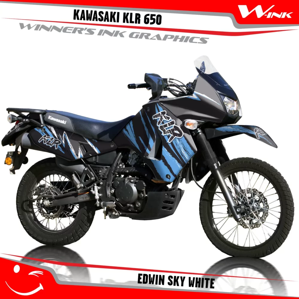Kawasaki-KLR-650-2008-2009-2010-2011-2012-2013-2014-2015-2016-2017-2018-graphics-kit-and-decals-Edwin-Sky-White