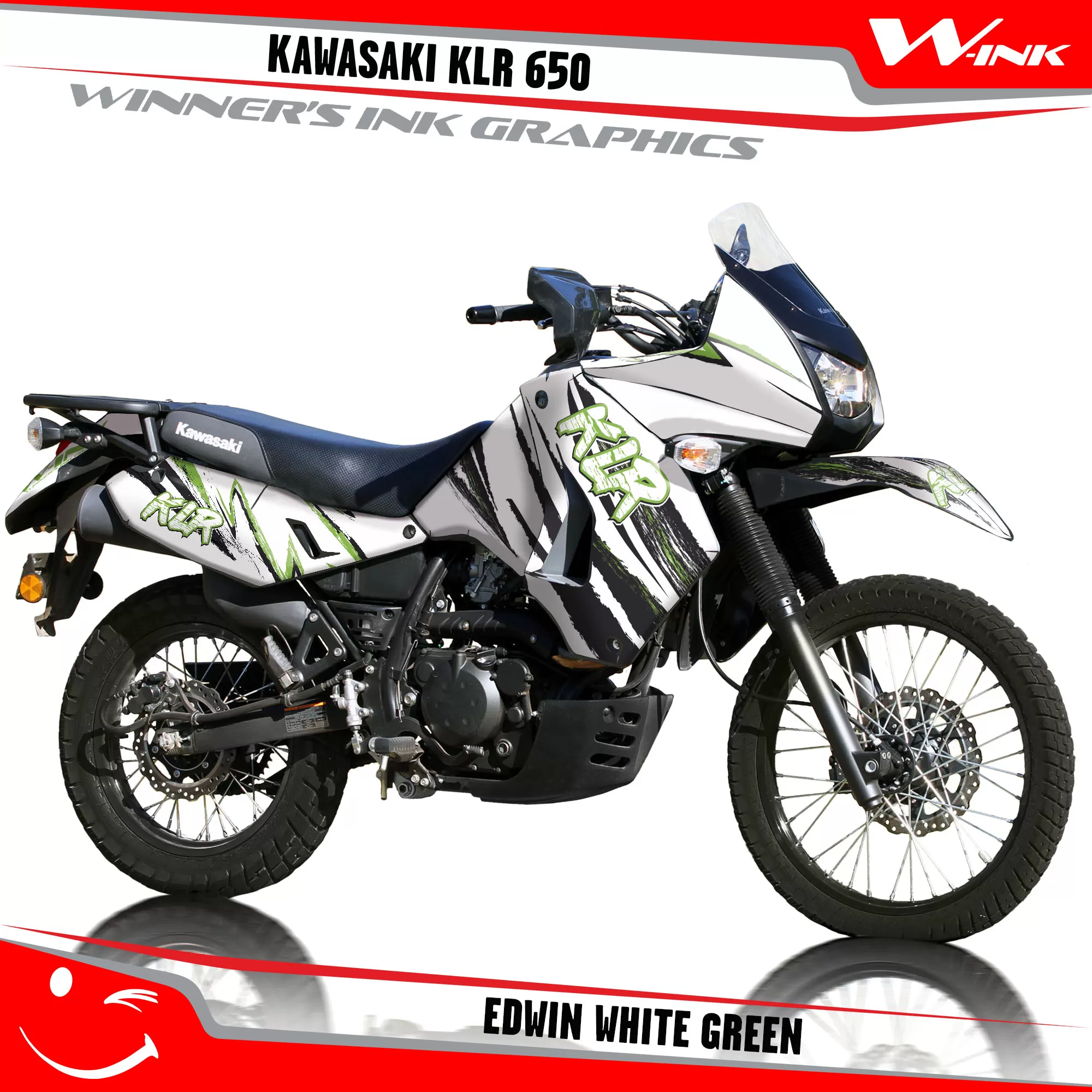 Kawasaki-KLR-650-2008-2009-2010-2011-2012-2013-2014-2015-2016-2017-2018-graphics-kit-and-decals-Edwin-White-Green