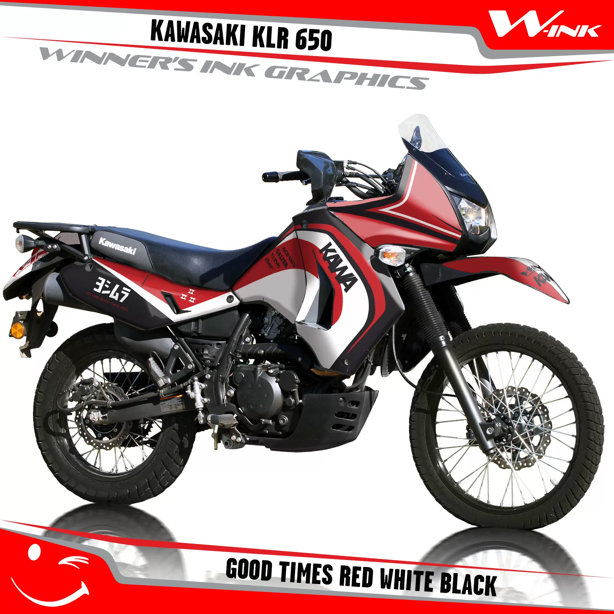Kawasaki-KLR-650-2008-2009-2010-2011-2012-2013-2014-2015-2016-2017-2018-graphics-kit-and-decals-Good-Times-Red-White-Black