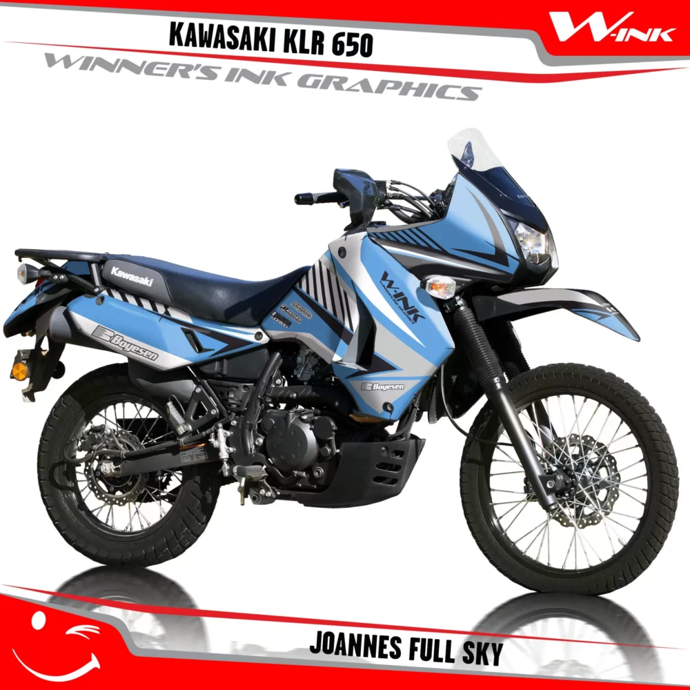 Kawasaki-KLR-650-2008-2009-2010-2011-2012-2013-2014-2015-2016-2017-2018-graphics-kit-and-decals-Joannes-Full-Sky