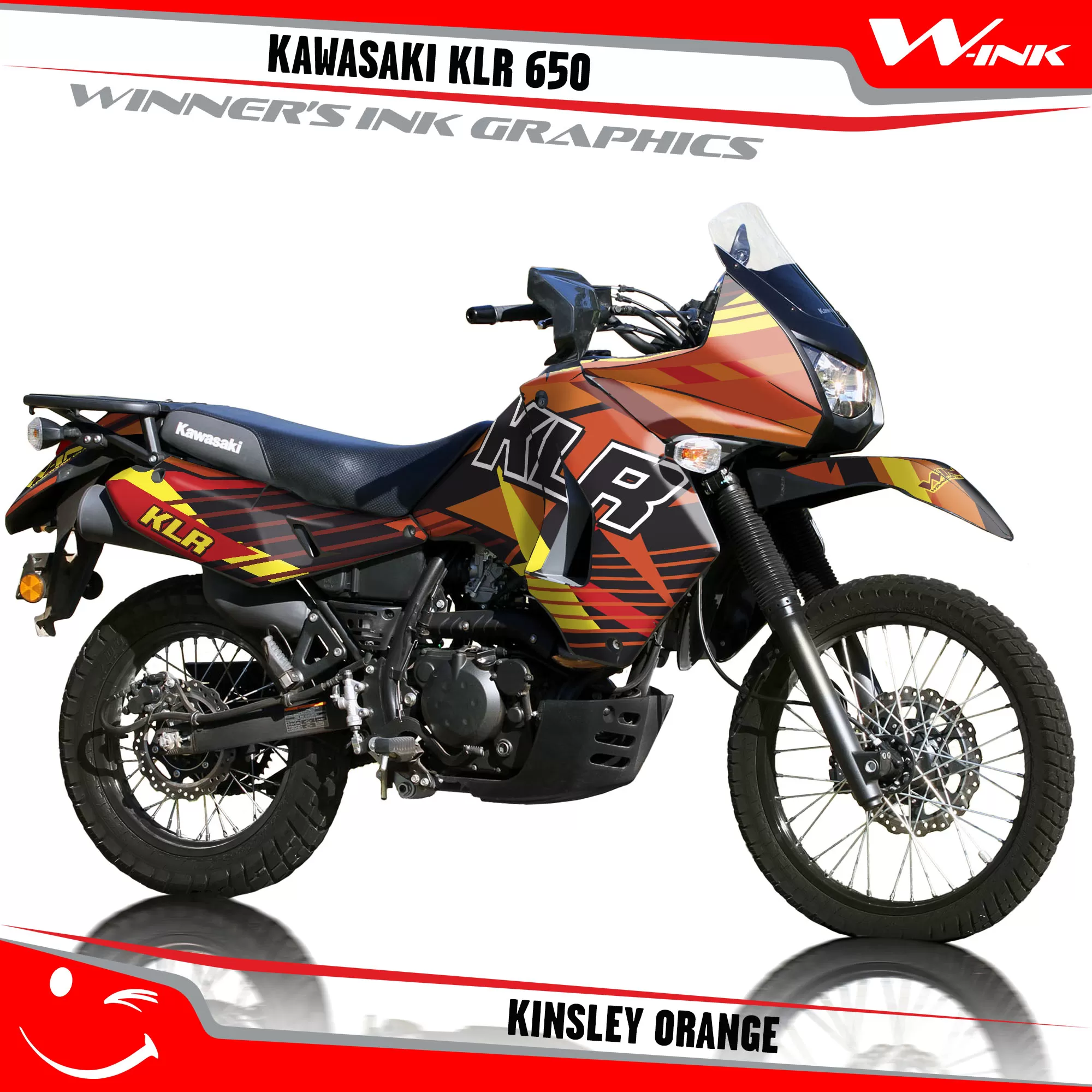 Kawasaki-KLR-650-2008-2009-2010-2011-2012-2013-2014-2015-2016-2017-2018-graphics-kit-and-decals-Kinsley-Orange