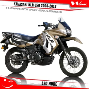 Kawasaki-KLR-650-2008-2009-2010-2011-2012-2013-2014-2015-2016-2017-2018-graphics-kit-and-decals-Leo-White-Nude