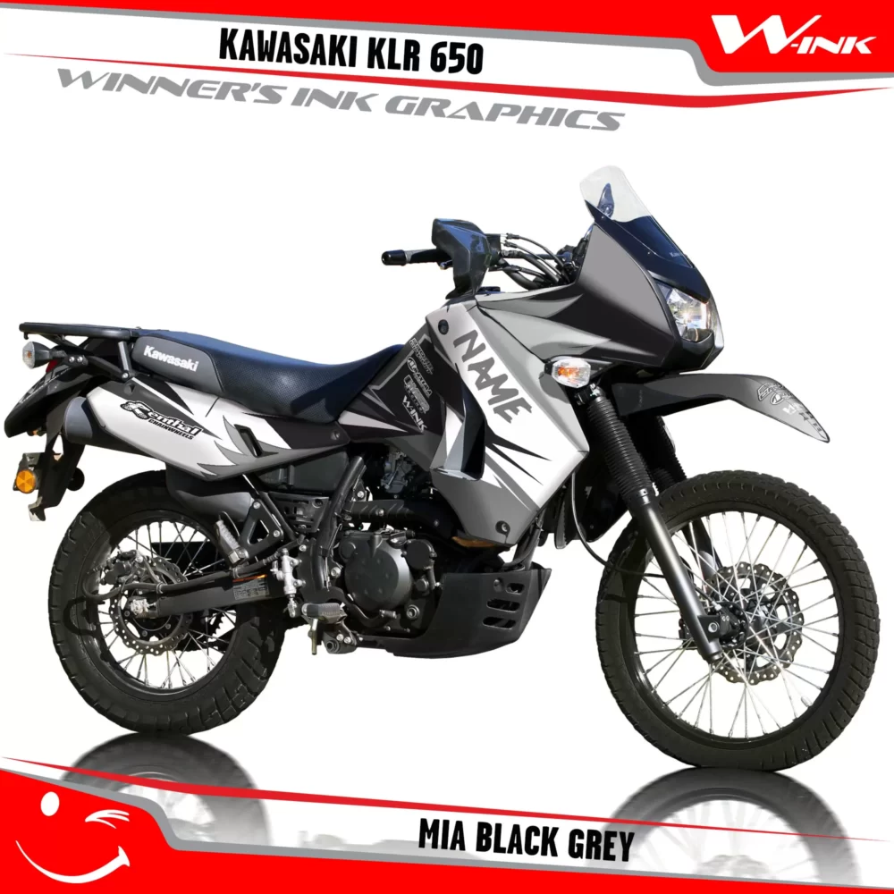 Kawasaki-KLR-650-2008-2009-2010-2011-2012-2013-2014-2015-2016-2017-2018-graphics-kit-and-decals-Mia-Black-Grey
