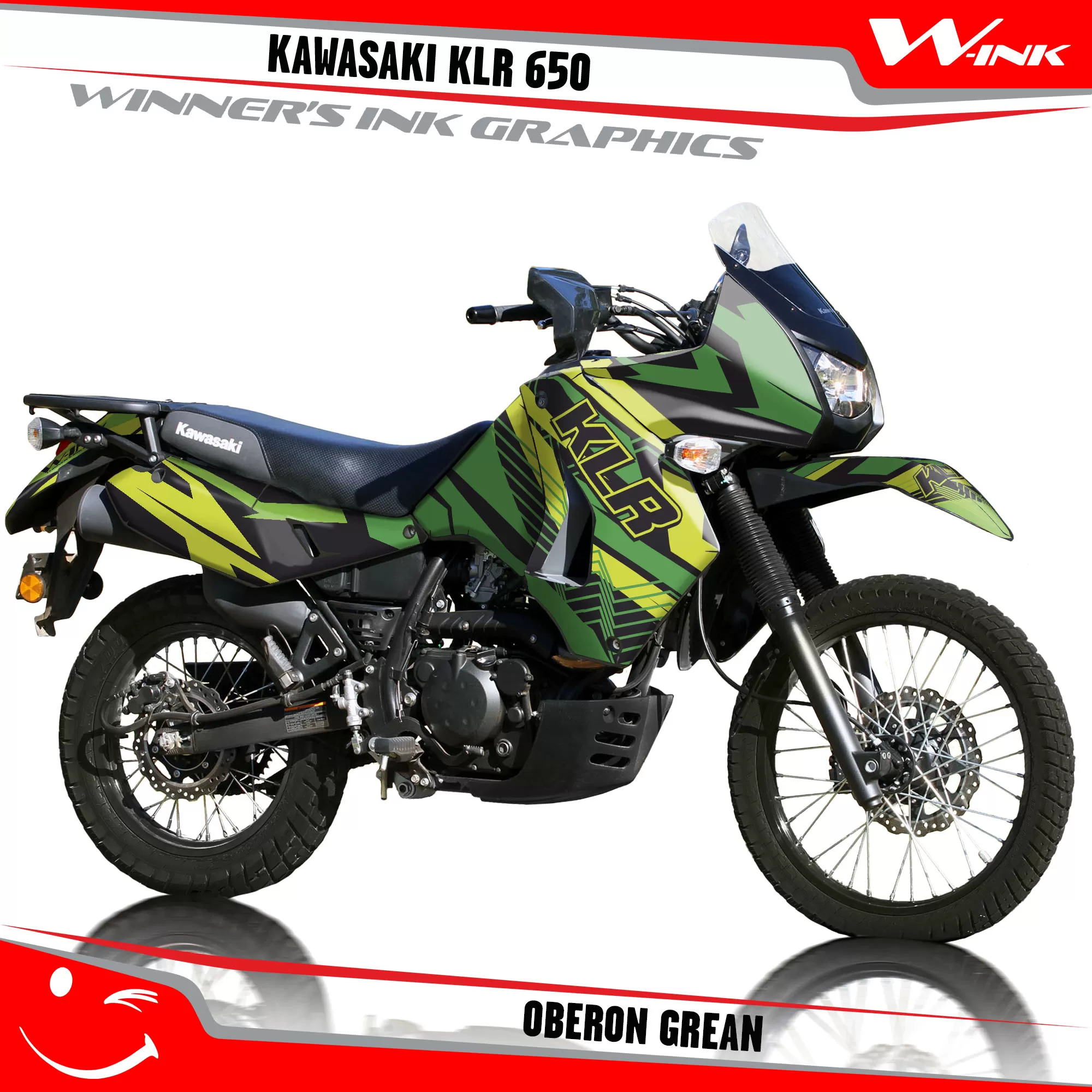 Kawasaki-KLR-650-2008-2009-2010-2011-2012-2013-2014-2015-2016-2017-2018-graphics-kit-and-decals-Oberon-Grean