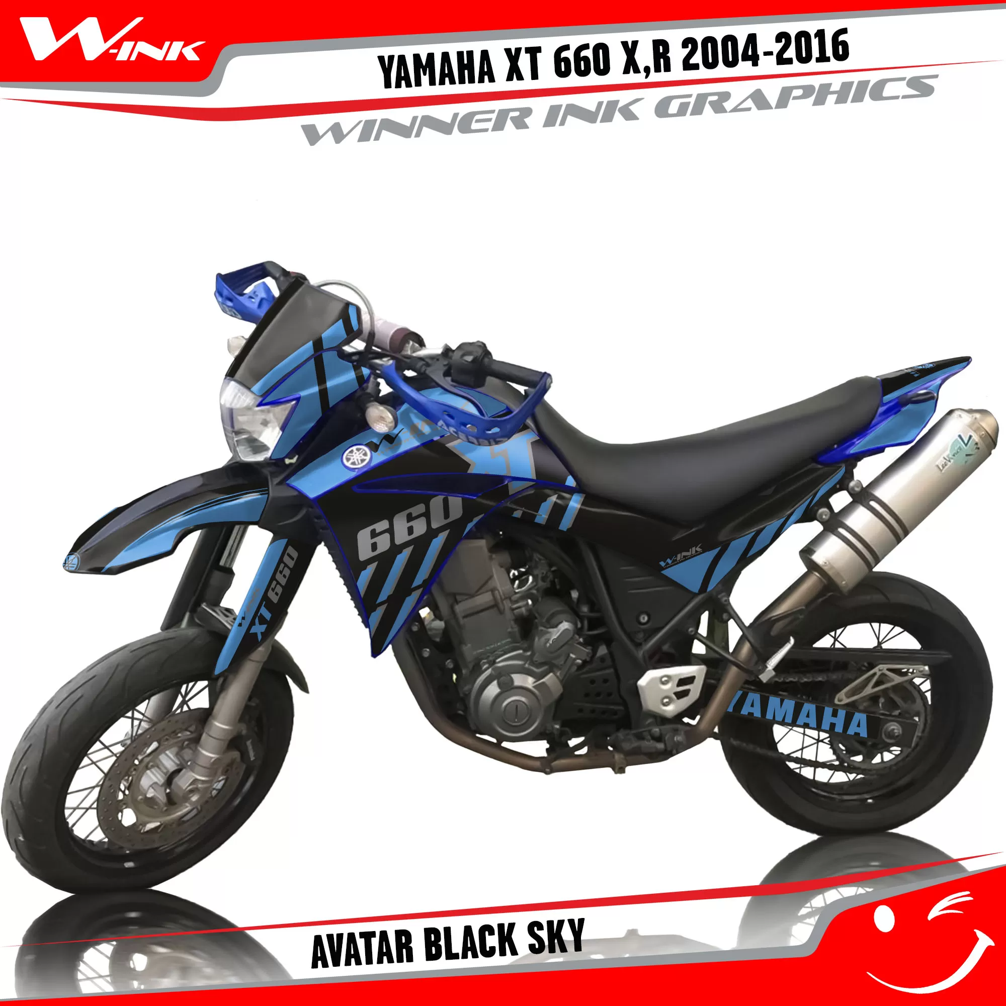 Yamaha-XT660X-2004-2005-2006-2007-2013 2014 2015 2016-graphics-kit-and-decals-Avatar-Black-Sky