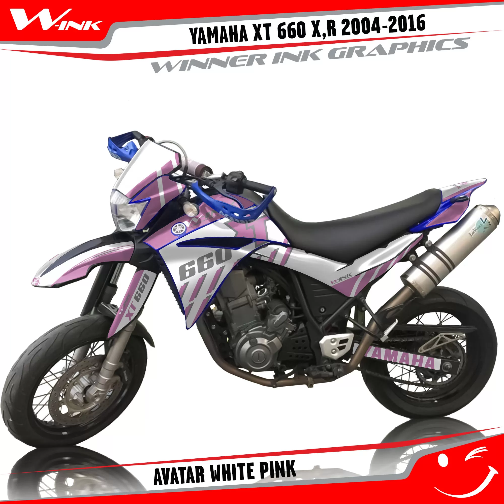 Yamaha-XT660X-2004-2005-2006-2007-2013 2014 2015 2016-graphics-kit-and-decals-Avatar-White-Pink