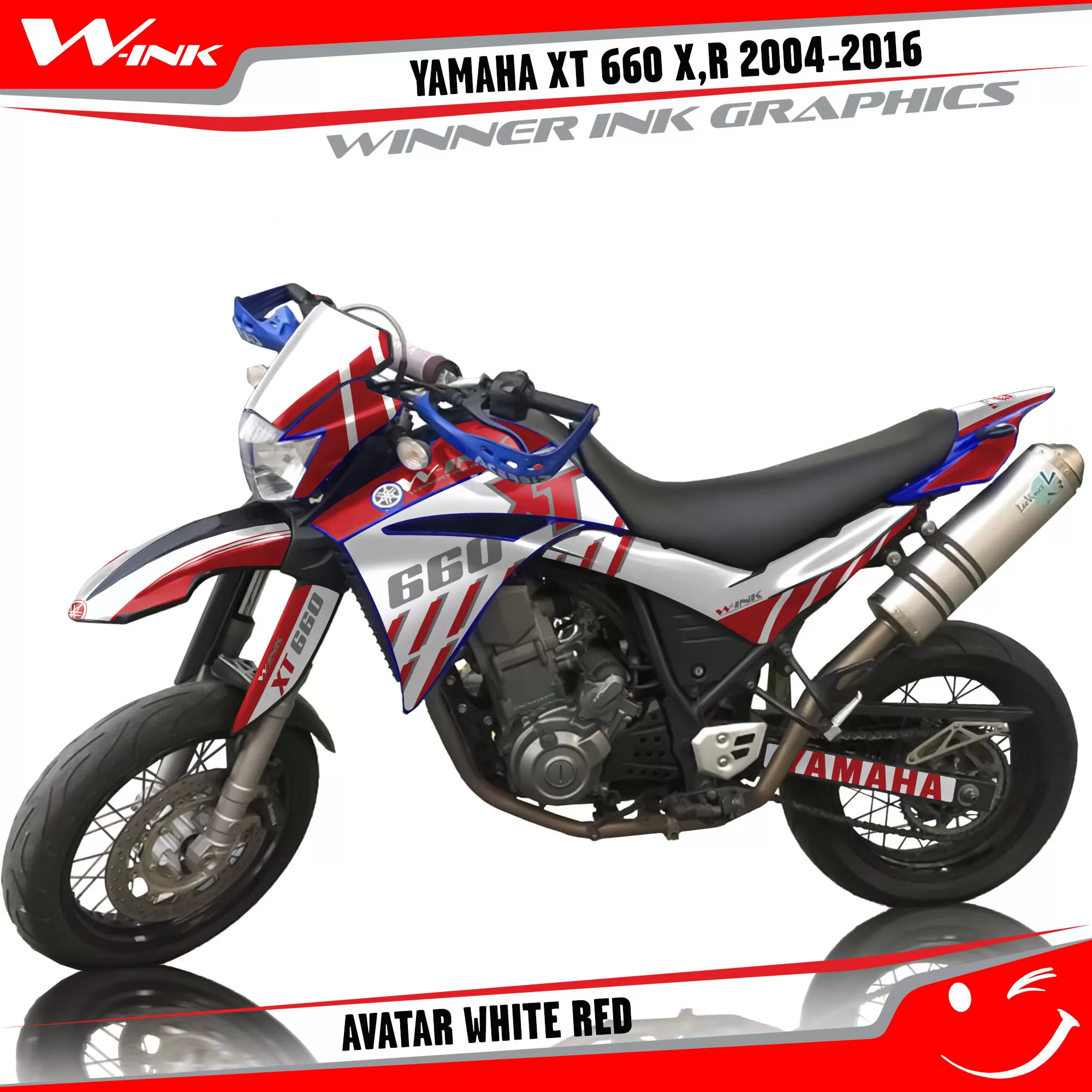 Yamaha-XT660X-2004-2005-2006-2007-2013 2014 2015 2016-graphics-kit-and-decals-Avatar-White-Red