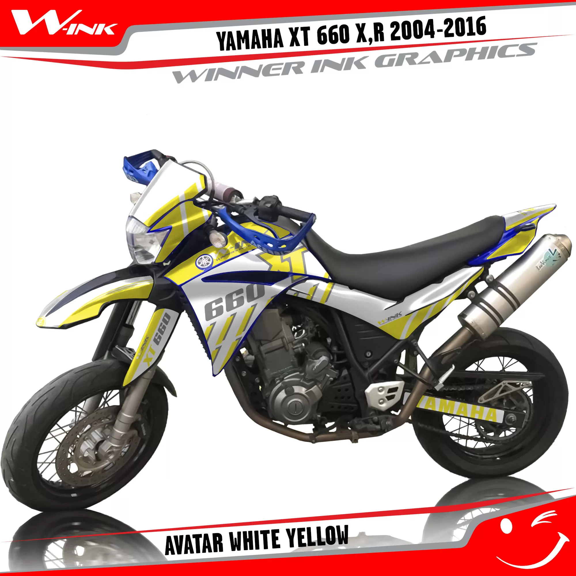 Yamaha-XT660X-2004-2005-2006-2007-2013 2014 2015 2016-graphics-kit-and-decals-Avatar-White-Yellow
