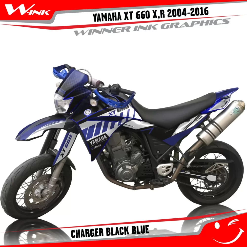 Yamaha-XT660X-2004-2005-2006-2007-2013 2014 2015 2016-graphics-kit-and-decals-Charger-Black-Blue