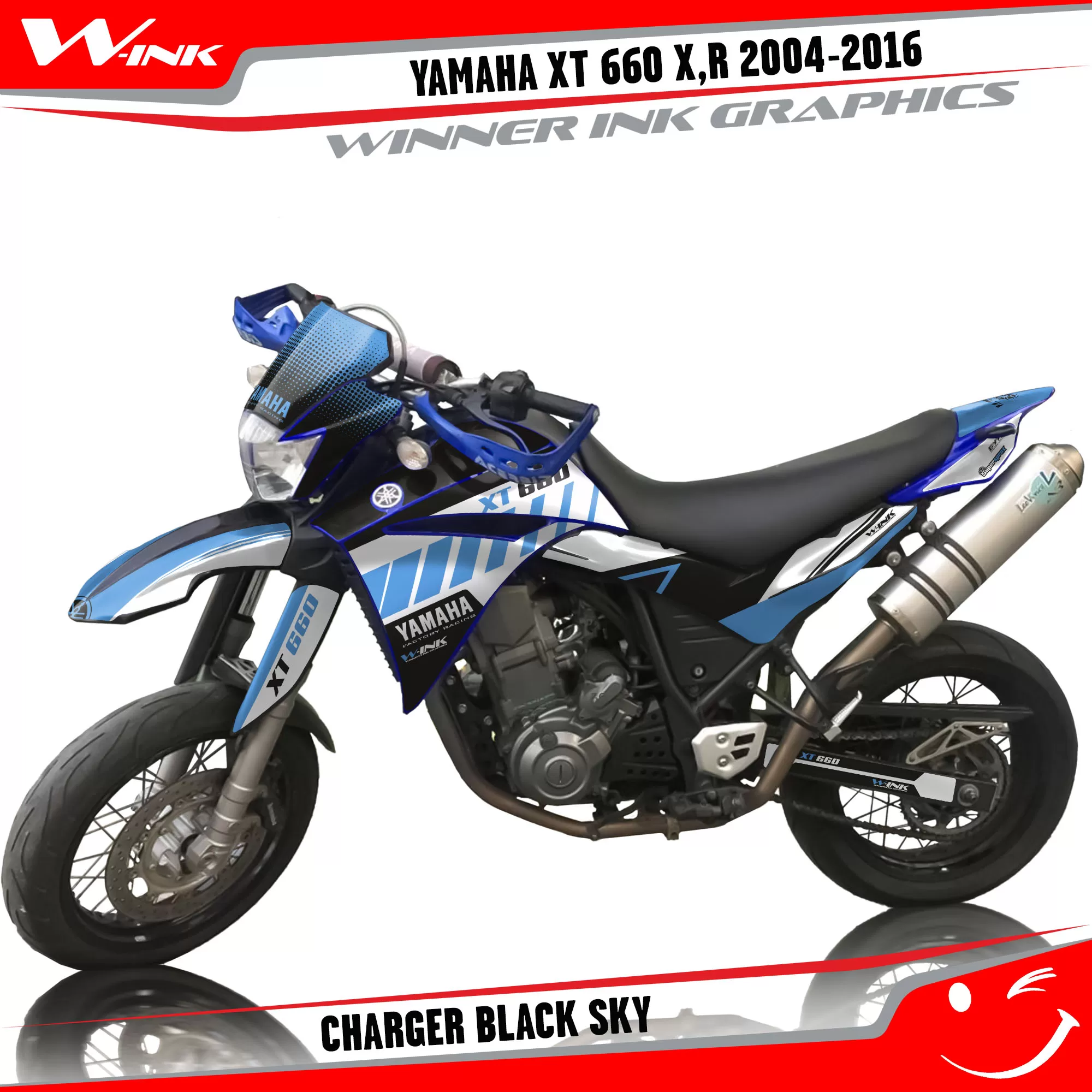 Yamaha-XT660X-2004-2005-2006-2007-2013 2014 2015 2016-graphics-kit-and-decals-Charger-Black-Sky