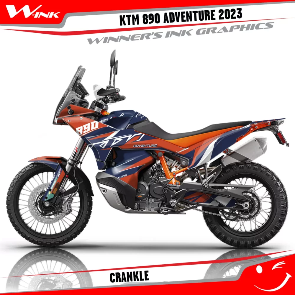 Adventure-890-2023-graphics-kit-and-decals-with-design-Crankle