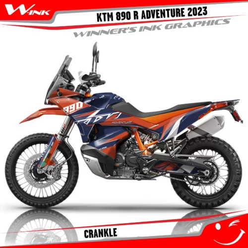 Adventure-R-890-2023-graphics-kit-and-decals-with-design-Crankle