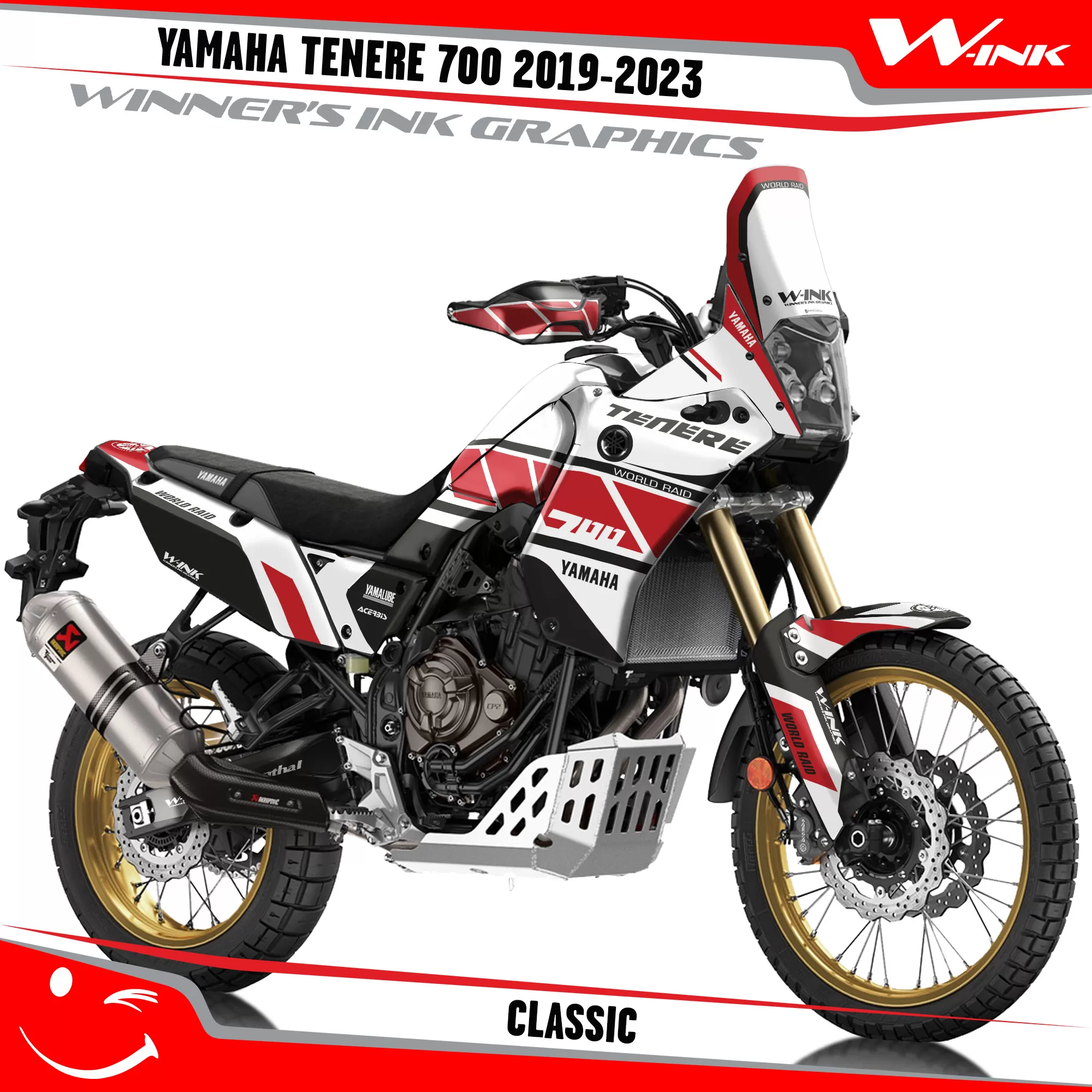 Kit Yamaha Ténéré 700 Classic White