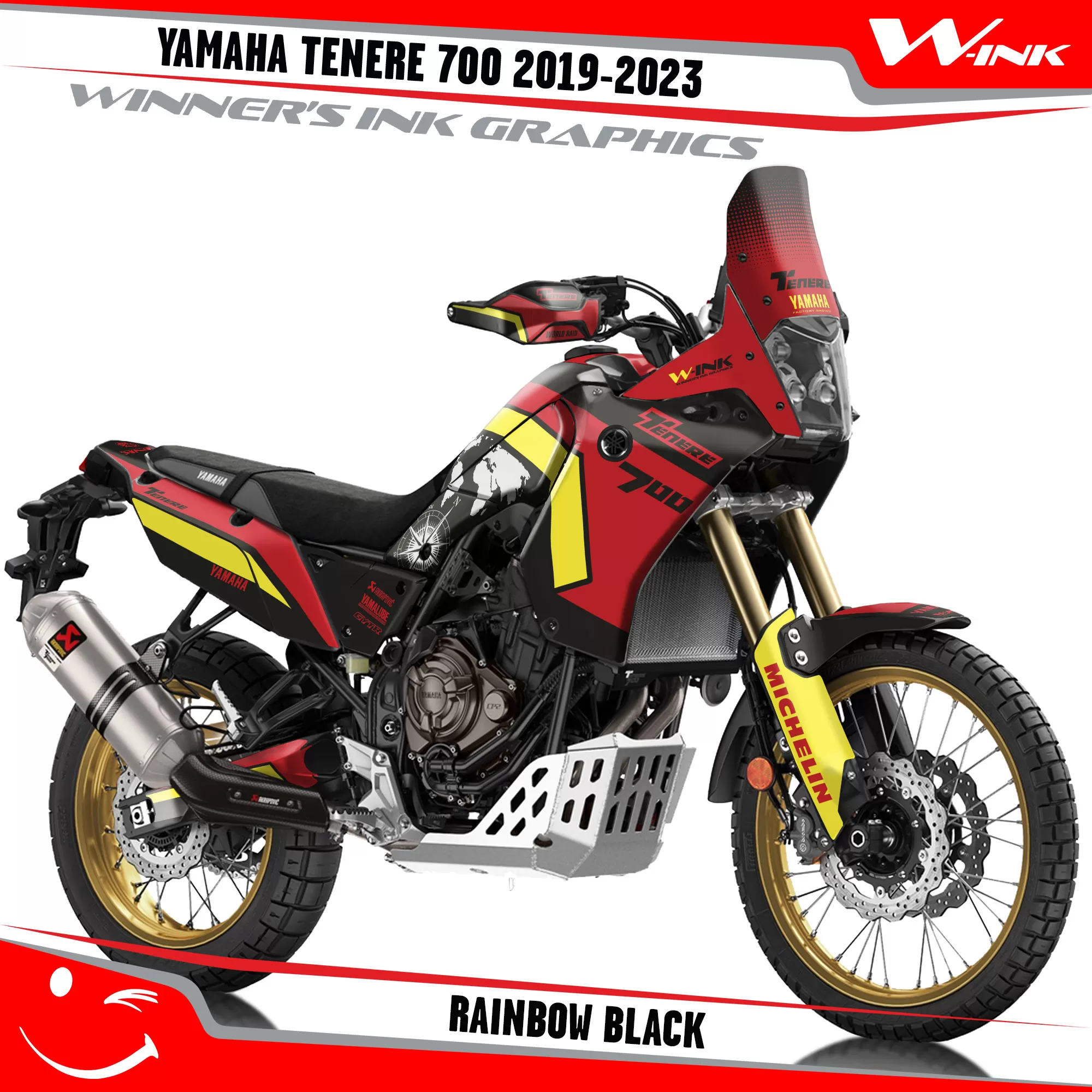大特価 イラスト Yamaha-Tenere-700-2019-2020- VehicleCovers